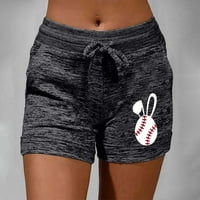 B91XZ znojne kratke hlače Žene modne žene Brze sušenje casual sportske kratke hlače Ispis elastične