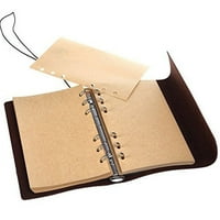Časopis za pisanje kože, maledenski klasični spiralni vezni bilježnica za ponovno punjenje dnevnika