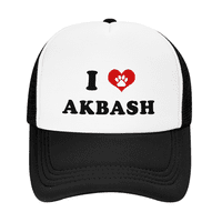 Heart Akbash Pas Love Kućni ljubimci Funny Trucker Hat Baseball Cap Unisex