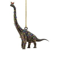 Novi božićni privjesci Dinosaur ukras ukras Božićni kućni dekor smiješni Dino ukrasi za božićno stablo