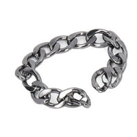 Domqga lanca narukvice, 393.7in aluminijski elegantni metalni lanac za pohranu lana za održavanje čvrste