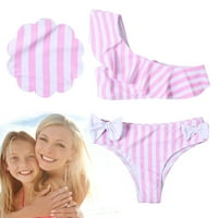 Veliki dečji letnji na otvorenom plaža Strugani luk Bikini kupaći kostim kupaći kostim sa dva kupaca kupaći kostimi bikini devojčice