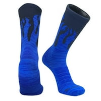 Swanq Pyro Blue Flame Fire košarkaške nogometne čarape za posade TCK)
