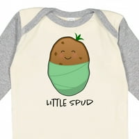 Inktastic Little Spud Green Poklon Dječak za bebe ili djecu s dugim rukavima