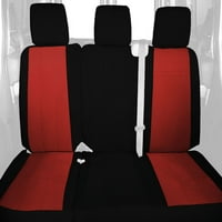 Caltrend Stražnji spojevi za sjedala za sjedala ugljika za 2008 - Toyota Sequoia - TY258-02FC crveni