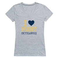 Ljubavna tačka Univerziteta Skyhawks ženska majica Tee