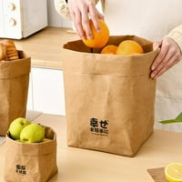 Papirne torbe za pranje, kraft papirna vrećica za višekratnu upotrebu velike papirne vrećice za kupovinu
