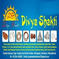 Divya Shakti 8.25-8. Carat aquamarine beruj dragi kamen srebrni prsten za žene