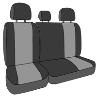 Caltrend Center Split Bench Microsueede pokriva za sjedala za 2003.-Honda Pilot - HD120-01SB crni umetak
