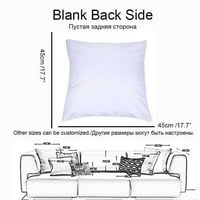 Bijeli crni geometrijski jastuk navlaka jastučni kauč kauč na kauč za jastuk od poliestera za kućno