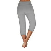 SIMPLMASYGENI Ljetne joge hlače jesen zimski sportovi labave casual pantalone Stretch Gym Creted pantalone