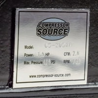 Chictail 1. Zamjenski pumpa kompresora zraka Jednostepeni cilindar 4. CFM V Style Cylindric