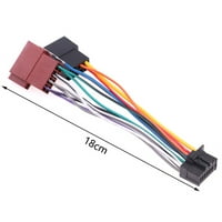 Automobilski CD repni linijski linijski reprodukcijski igrač ISO ožičenje Konektor audio kabela za liniju