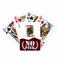 Heart J Igranje kartice uzorak Peek poker igračka karta Privatna igra