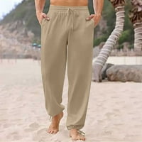 Homodles casual pantalone za muške sa džepovima - Ležerne prilike FIT Hlače Khaki Veličina XL