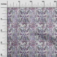 Onuone Rayon Violet tkanina Batik Craft Projekti Dekor tkanina Štampano od dvorišta široko