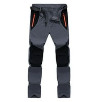 Teretne pantalone za muškarce Purcolt plus veličina patchwork džepa u boji oprane kombinezone pantalone