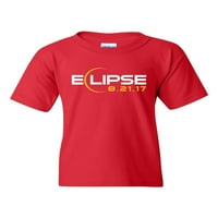 Eclipse Moon 08.21. Funny DT Youth Kids Majica Tee