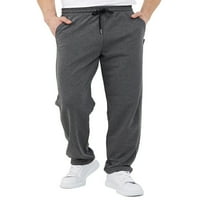 Voguele muškarci Long Hlače visoki struk Sportska gaćica sa džepovima Hlače hlače za fitness dno Ležerne