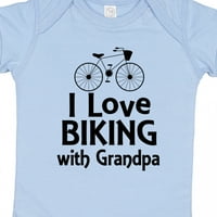 Inktastic volim biciklizam sa djedom poklon dječje dječaka ili dječje djece