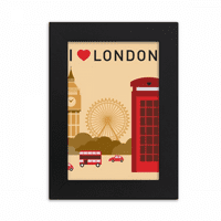 Love London UK Post Office zastava Mark Desktop Foto okvir Slika Prikaz umjetnosti Izložba slika