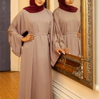 Homchy haljina za žene muslimanska abaya duga haljina cvjetna tiskana vintage kaftane islamske haljine