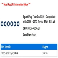 Set brtve cijevi za svjećice - kompatibilan sa - Toyota RAV 3.5L V 2011