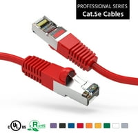 1,5ft CAT5E oklopljeni Ethernet mrežni kabel 1. stopa Gigabit LAN mrežni kabel RJ kabel velike brzine,