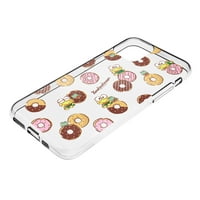 iPhone Pro Case Sanrio Clear TPU meka Jelly Cover - KerokerokerOPPI uzorak ružičasta