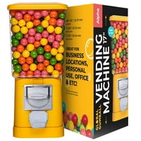 Gumball Machine sa postoljem - žutim automate i postolje sa priključnom pločom - Raspršivač slatkiša