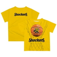 Nadzornici žuti Wichita državni šokeri koji su kalizirali košarkašku majicu