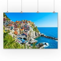 Šarene zgrade Nacionalnog parka Cinque Terre, Italija A-