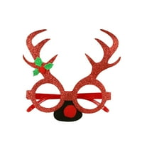 Božićni ukrasi za odrasle dječji rogovi Santa Claus Dekoracija naočala Božićne ukrase o klirensu