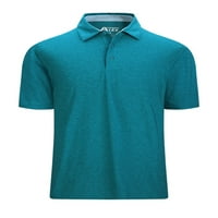 Voguele Muns T majica rever vrat Tie tipka dolje polo majica golf pulover casual bluza mornarsko zeleno