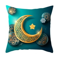 Juliy Eid Moon uzorak tkanina bez obzira na platnu jastuk bez blede ukrasni kauč na kauču na kauč na