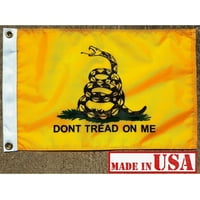 Gadsden Ne gazi mi zastava - vanjska solarma najlonjska zastava - proizvedena u Americi