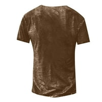Fragarn muške majice V izrez - Ležerne moderne postavljene elastičnosti za muškarce