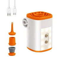 Walmeck Prijenosna bežična električna pumpa sa 3600mAh USB punjiva pumpa za punjenje za brzo ispunjenje napuhavanje napuhavanja sa mlaznicama za vreće za plivanje plutača