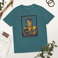 Dugo žive kralj Elvis Sažetak T. Donovan Unise organska pamučna majica