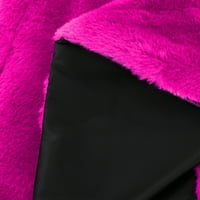 Ženski kaput za struganje kaput od pune boje dugih rukava Lagana jakna srednja duljina labava pahuljica