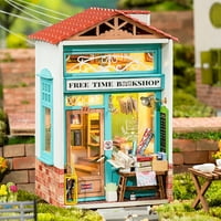 Živjeli američki minijaturni dollhouse DIY Tiny Craft Kit za odrasle za izgradnju Mini Town Serie
