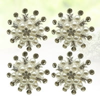 Božićne pahuljice prstenovi za salvete Chic Fashion kopče salveta Ornament za banket za zabavu