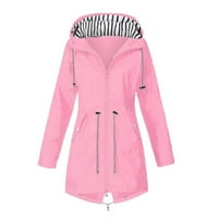 Kaputi za jaknu za žene, Aieott Plus size topli zimski kaputi, čvrsti dugi kaputinski kaputi Windbreaker