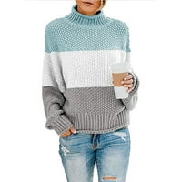 Durtebeua džemperi za žene zimske dugih rukava pletene džemper za prevelike džempere