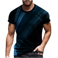 Muška grafička tiskana tanka fit majica kratkih rukava