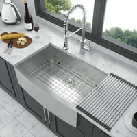 Sudoper sa senzom sudoperom od nehrđajućeg čelika pregača