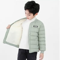 Uuszgmr Child Coats za dječake Dječji kaput zimska jakna Soild Toddler Obrada vjetrootporna jakna za