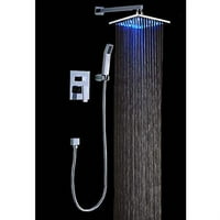 Cascada luksuzni kupatilo za tuš kabina kišnica LED tuš glava, dvostruko-funkcionalni ventil i brusnica