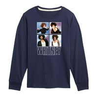 Whitney Houston - Whitney rešetka - grafička majica dugih rukava i mladih