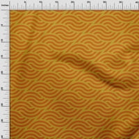 Onuone pamučne poplinske tkanine narančasto apstraktni obrtni projekti Dekor tkanina štampan od dvorišta